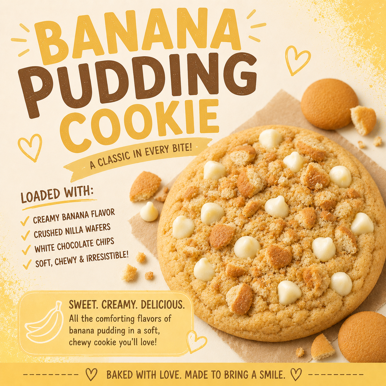 Banana Pudding Cookie